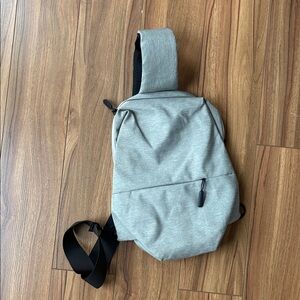Gray Sling Bag